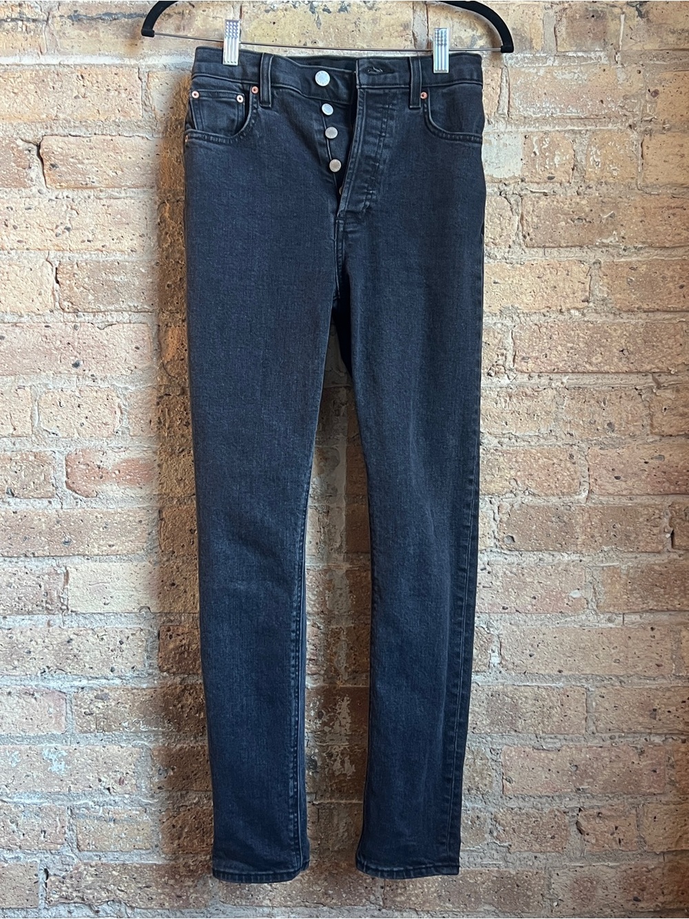 Aritzia Denim Forum “The Yoko” High Rise Slim Jeans - Stay Black